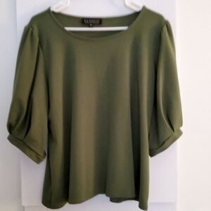 Eloquii olive green top